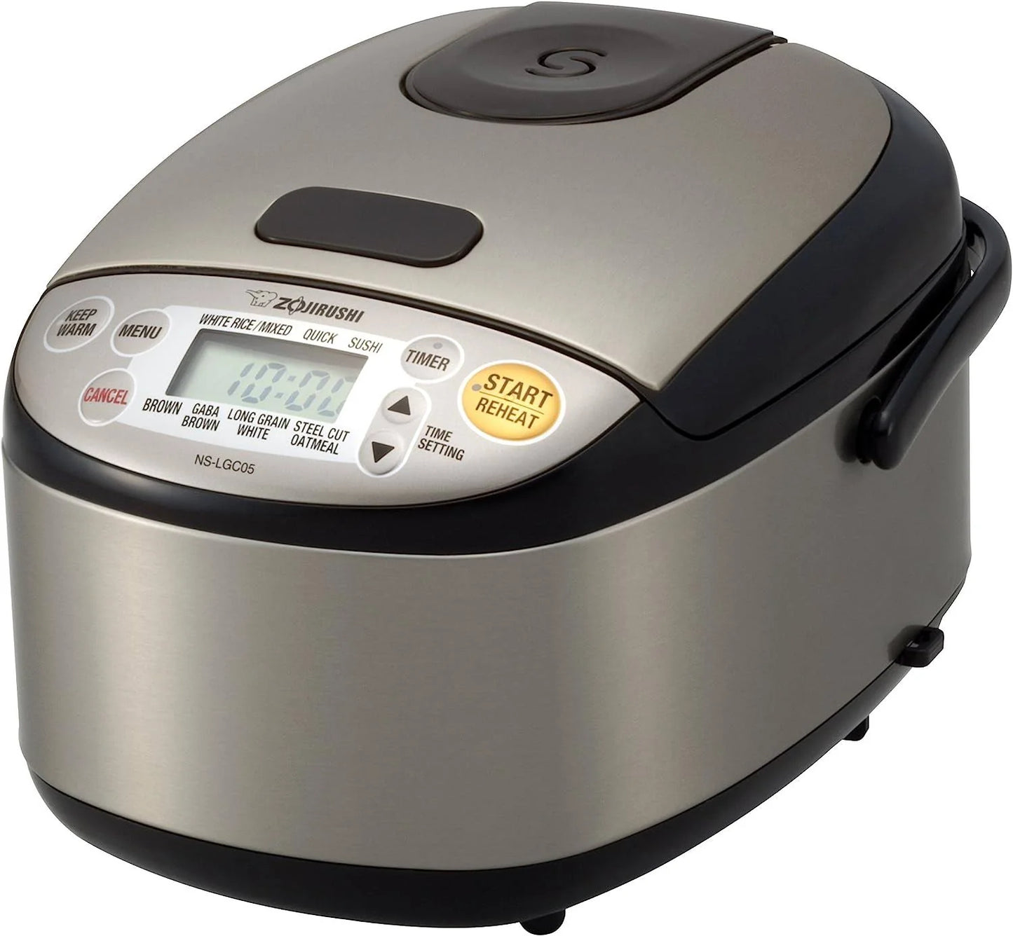 Zojirushi Ns-lgc05xb Micom Rice Cooker & Warmer 3-Cups (Uncooked) Stainless Black