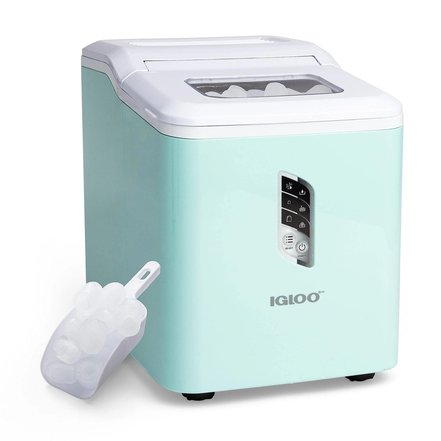 Igloo 26-Pound Automatic Self-Cleaning Ice Maker ,Aqua