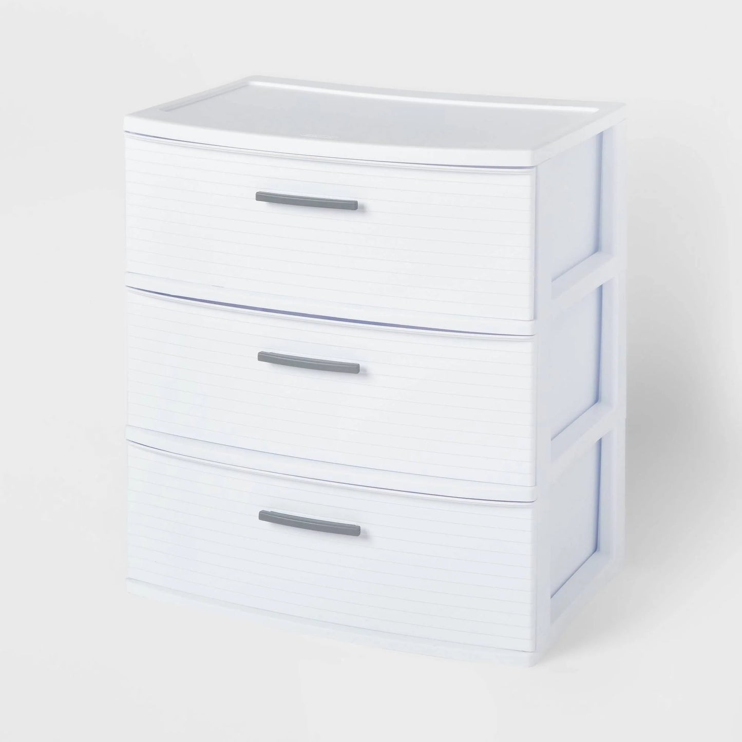 3 Drawer Wide Tower White - Brightroom