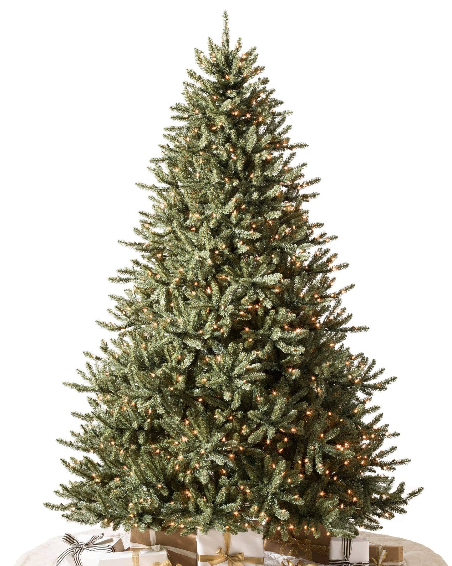 Balsam Hill Classic Blue Spruce Artificial Christmas Tree - LED Clear - Size 6.5 ft