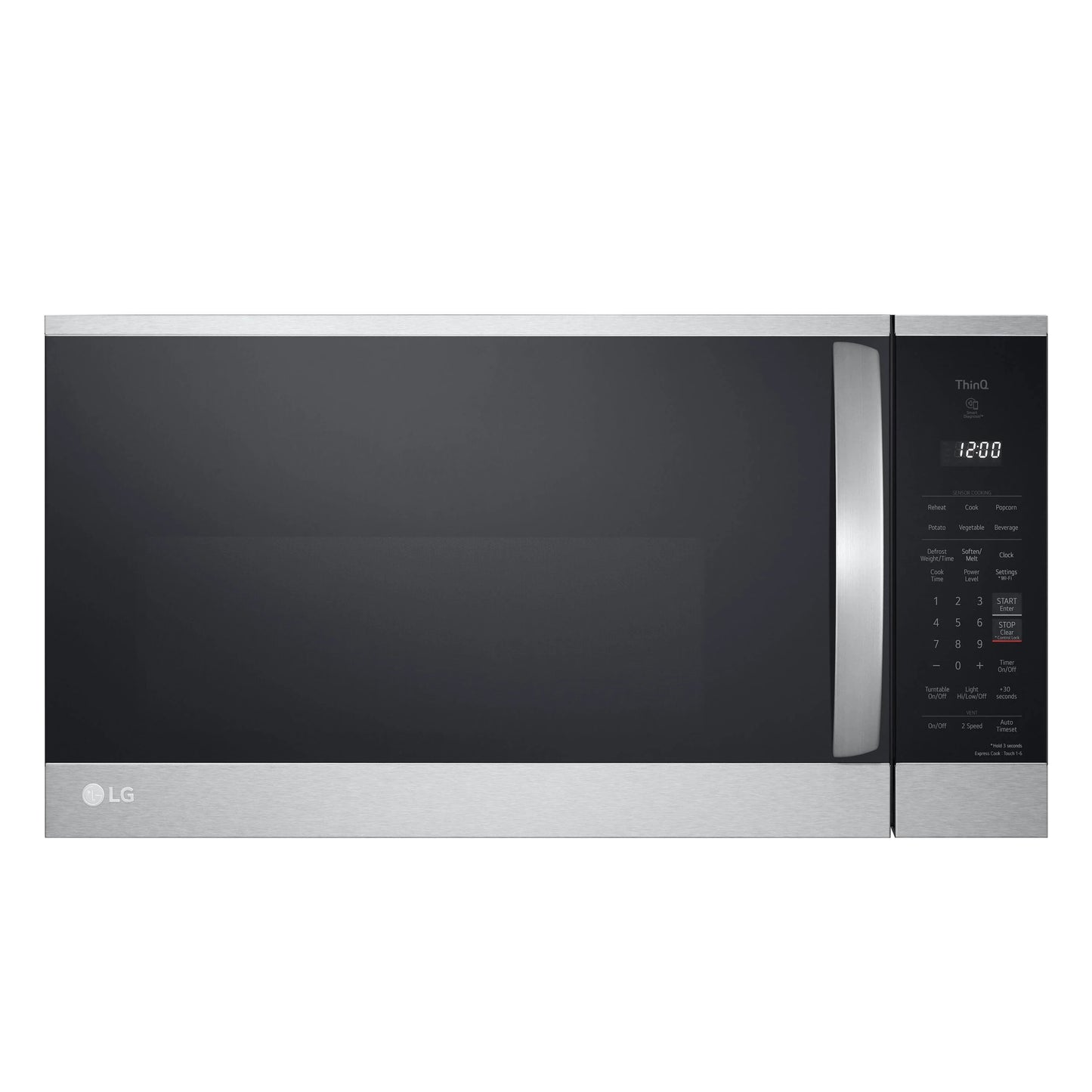 LG - 1.8 Cu. ft. Smart Over-The-Range Microwave