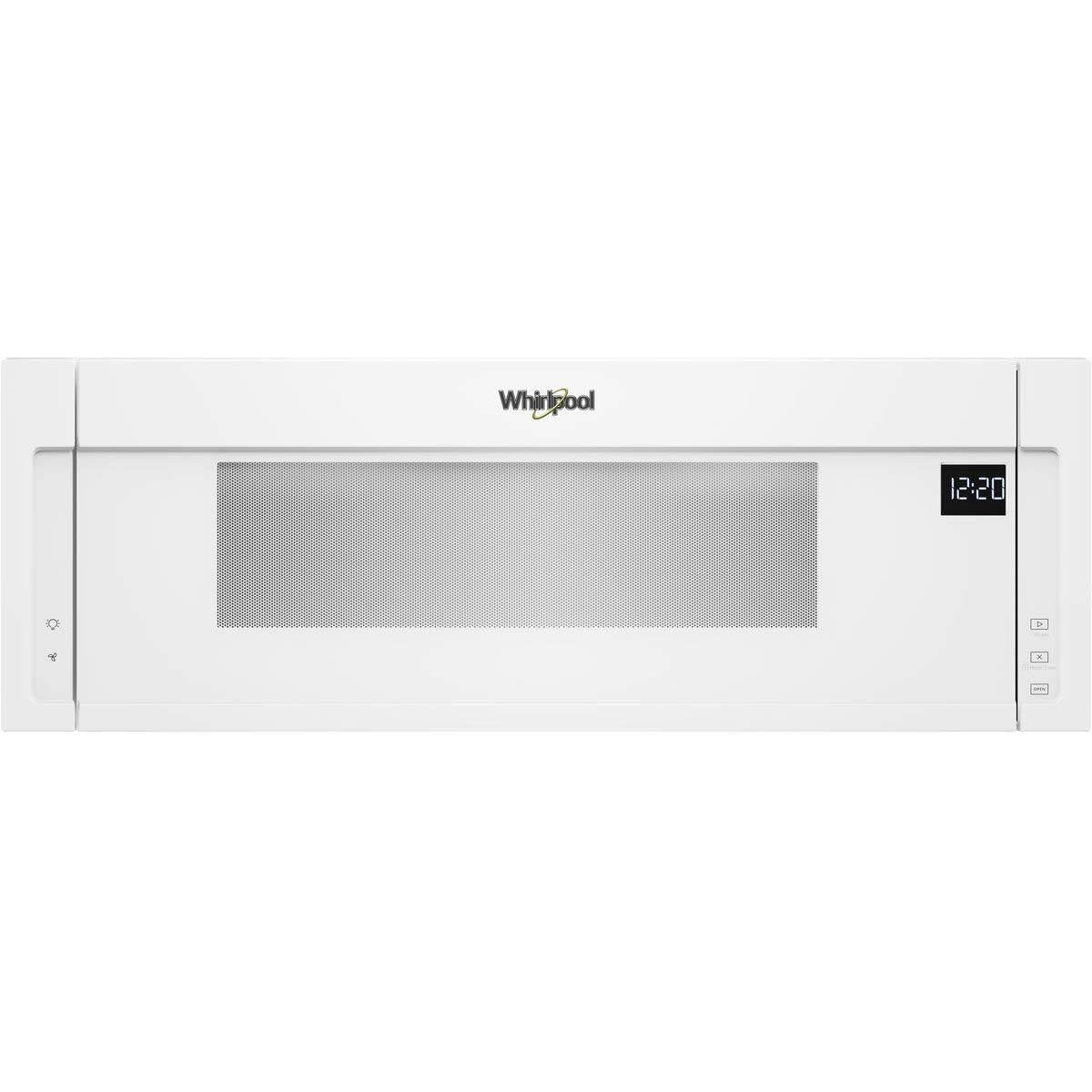 Whirlpool 1.1 Cu. ft. Low Profile Over-The-Range Microwave (White)
