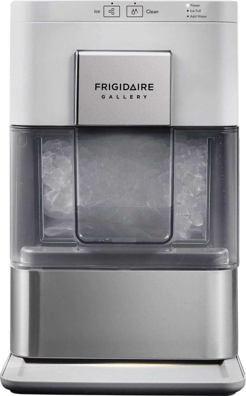 Frigidaire Gallery 44 lbs. Touchscreen Nugget Ice Maker - Stainless Steel Accent, Efic256, Grey