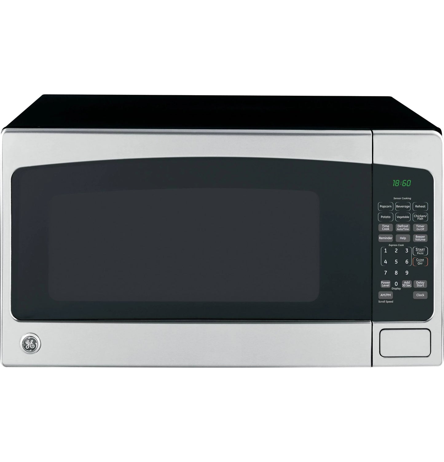 GE 2.0 Cu. ft. Countertop Microwave Oven, Stainless