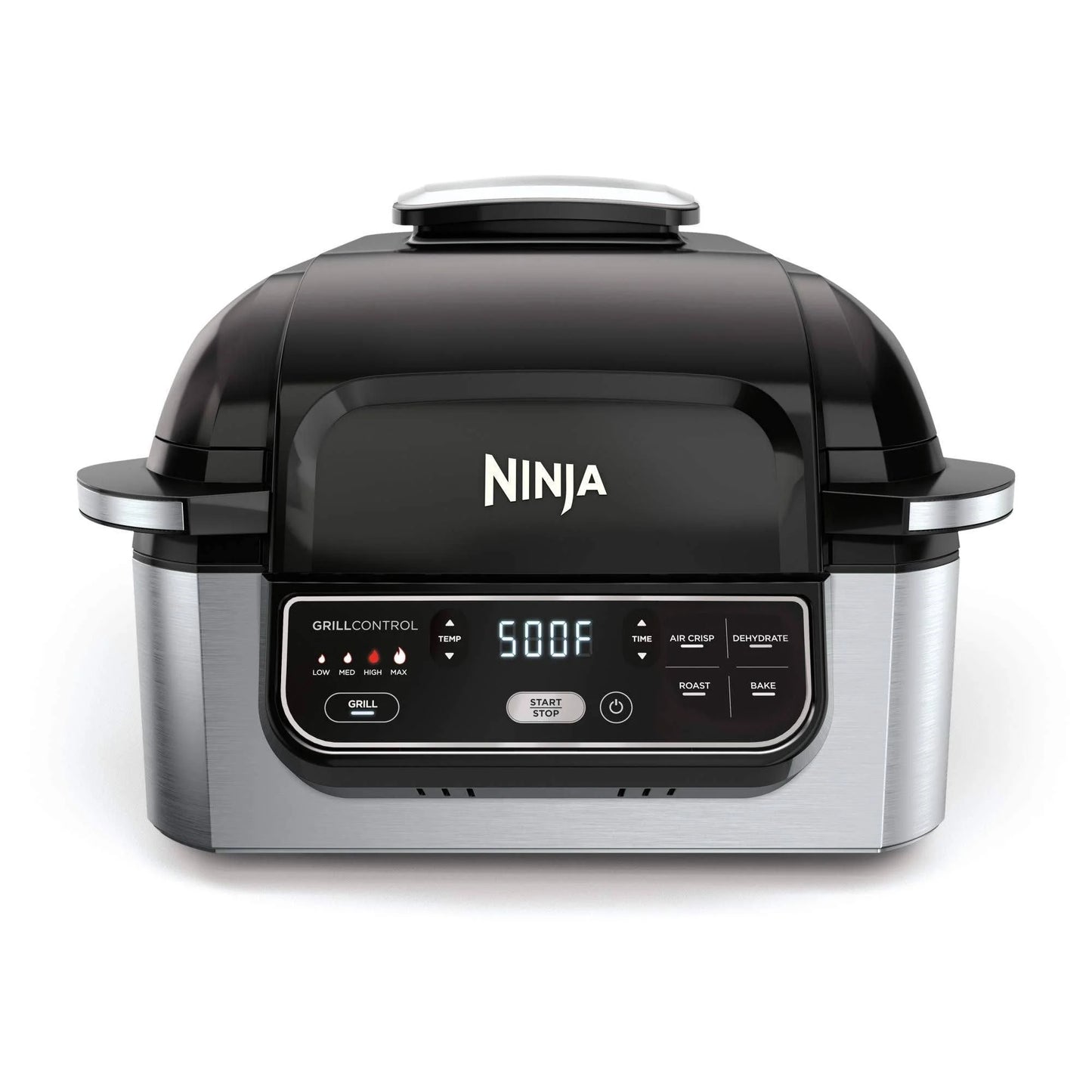 Ninja Ag301 Foodi 5-in-1 Indoor Grill with 4-Quart Air Fryer