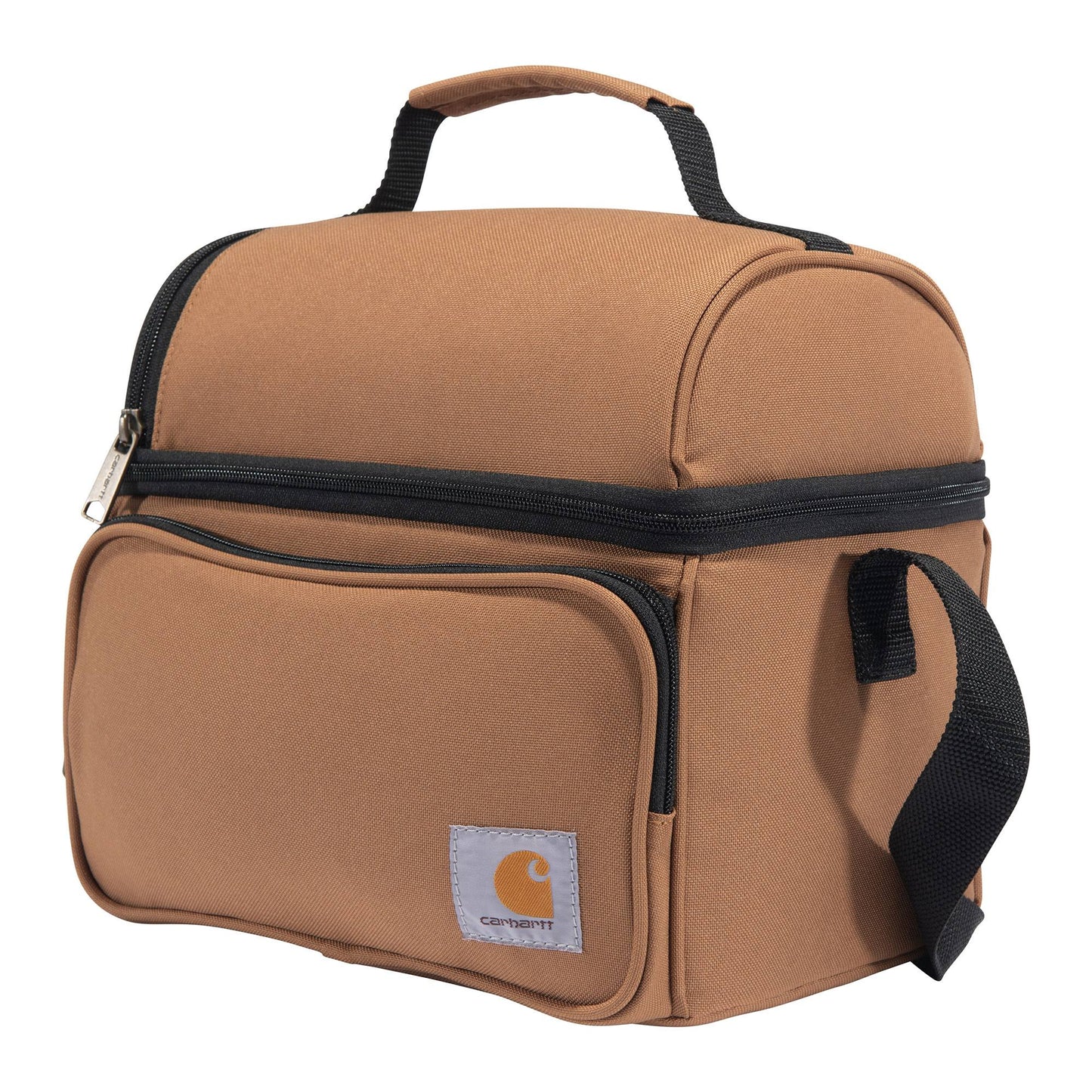 Carhartt Insulated 12 Can Two Compartment Lunch Cooler - Brown