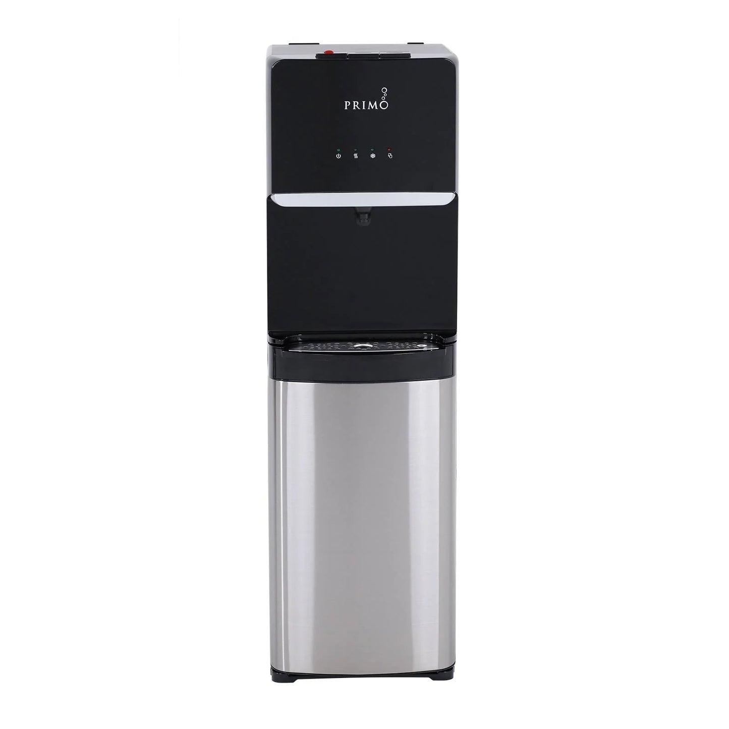 Primo Deluxe Bottom Loading Stainless Steel Water Dispenser - Black - Each