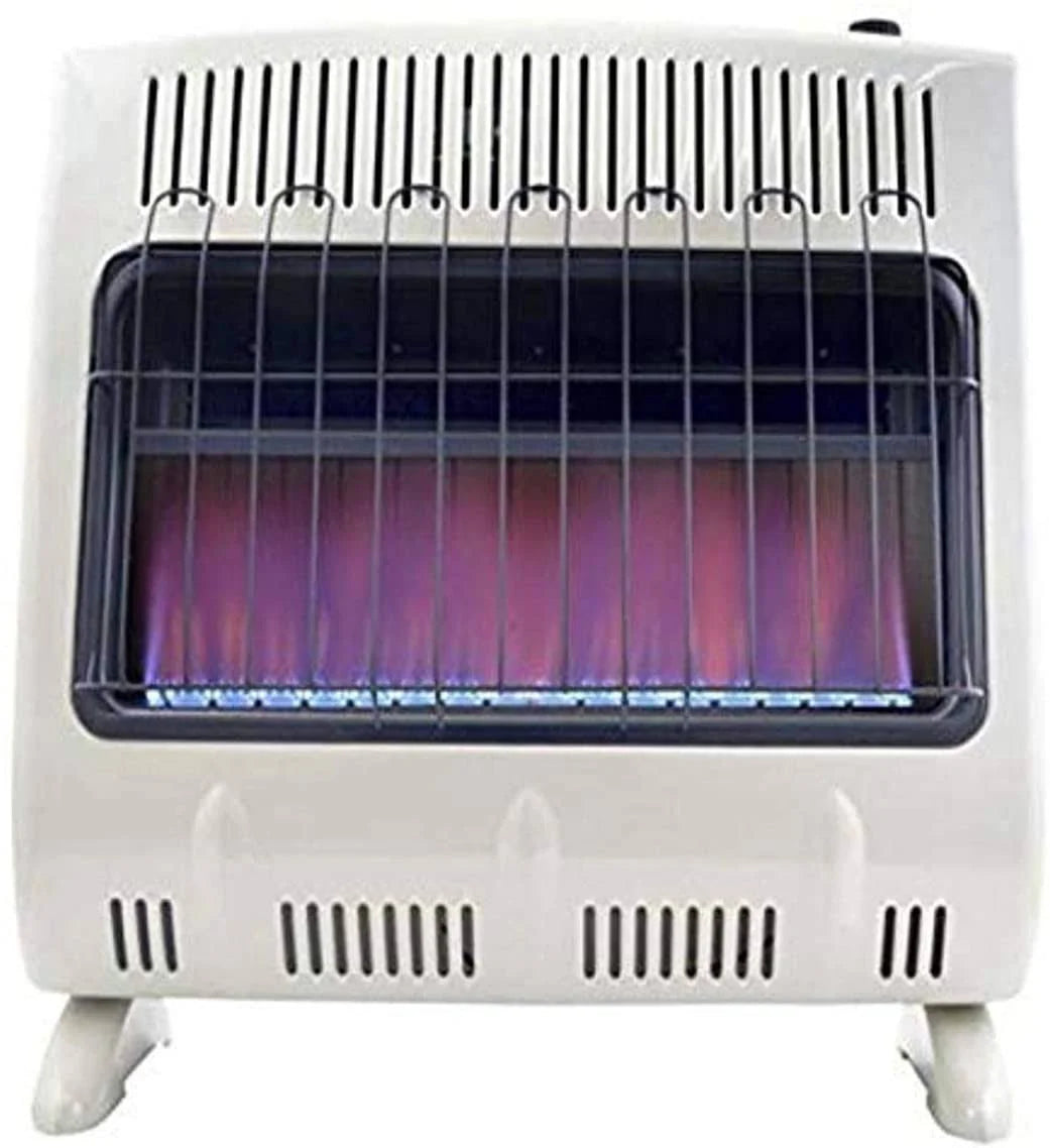 Mr. Heater F299731 30,000 BTU Vent Free Blue Flame Natural Gas Heater - White
