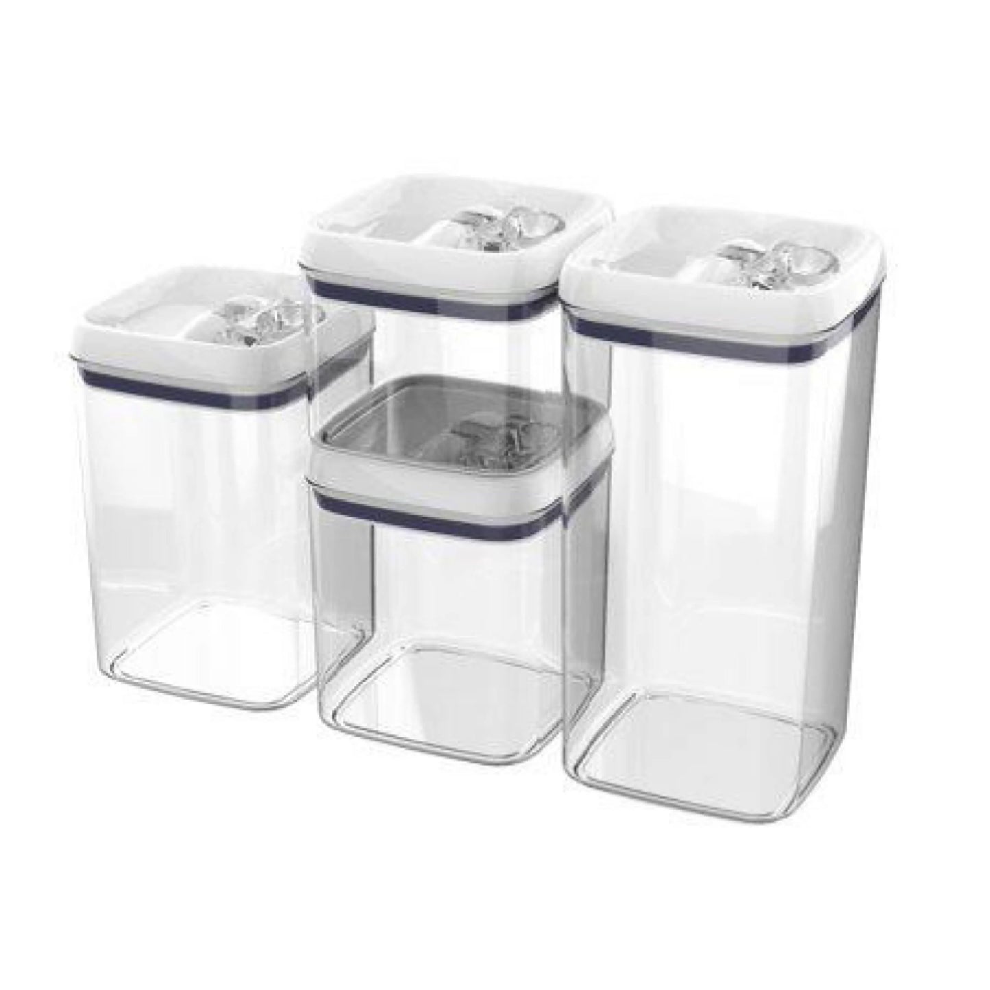 Better Homes & Gardens Flip-Tite Square Container Set - 4 ct
